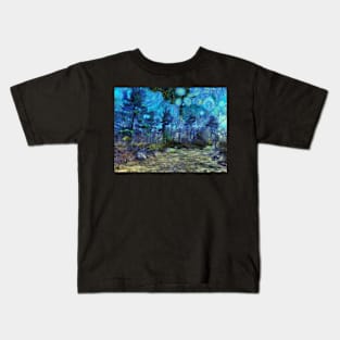 Blue Skies Twisted Pines Kids T-Shirt